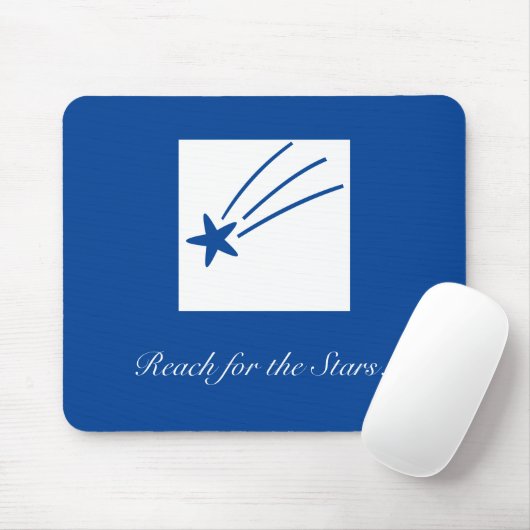 Bereik voor de sterren! Mousepad Muismat (Met muis)