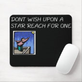 Bereik voor de sterren Mousepad Muismat (Met muis)