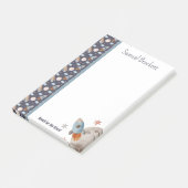 Bereik voor de Sterren Ruimteraket gepersonaliseer Post-it® Notes (Schuin)