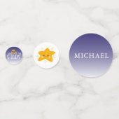 Bereik voor de sterren | Verjaardagstafel Confetti (Achterkanten)