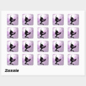 Bereik voor de sterren vierkante sticker (Vel)