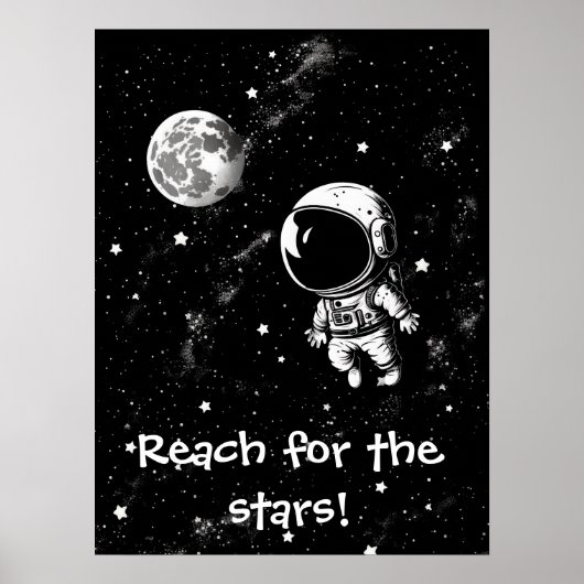 Bereik voor de sterrenruimte poster (Voorkant)