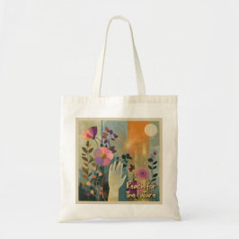 Bereik voor de toekomst – Solarpunk Canvas tas