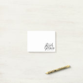 Bereik voor groottescalligrafie post-it® notes (Op bureau)
