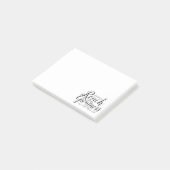 Bereik voor groottescalligrafie post-it® notes (Schuin)