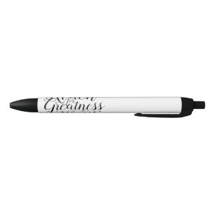 Bereik voor groottescalligrafie zwarte inkt pen