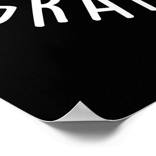 Bereik voor grotere dingen Grappige Kaas Pun Dark  Poster (Hoek)