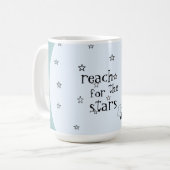 Bereik voor het Inspirerend sterren Koffiemok (Voorkant links)