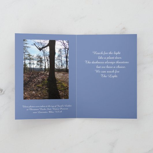 Bereik voor het Licht, Uitzicht van de Heuvels Feestdagen Kaart (Binnen)