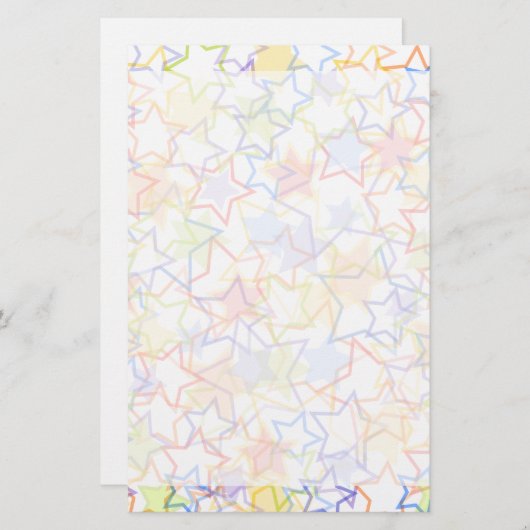 Bereik voor het ritsschrijfpapier briefpapier (Voorkant / Achterkant)