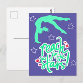 Bereik voor het Tumbling van de Gymnastiek van de  Briefkaart (Voorkant / Achterkant)