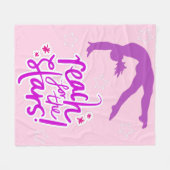 Bereik voor het Tumbling van de Gymnastiek van de  Fleece Deken (Voorkant (Horizontaal))