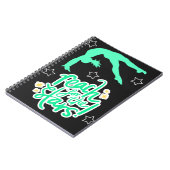 Bereik voor het Tumbling van de Gymnastiek van de Notitieboek (Linkerzijde)