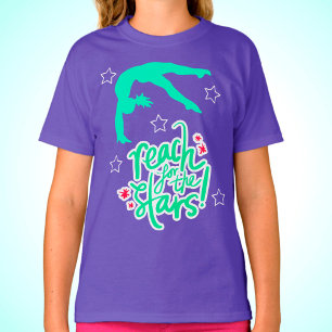 Bereik voor het Tumbling van de Gymnastiek van de  T-shirt