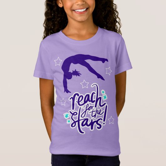 Bereik voor het Tumbling van de Gymnastiek van de  T-shirt (Voorkant)