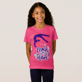 Bereik voor het Tumbling van de Gymnastiek van de  T-shirt (Voorkant volledig)