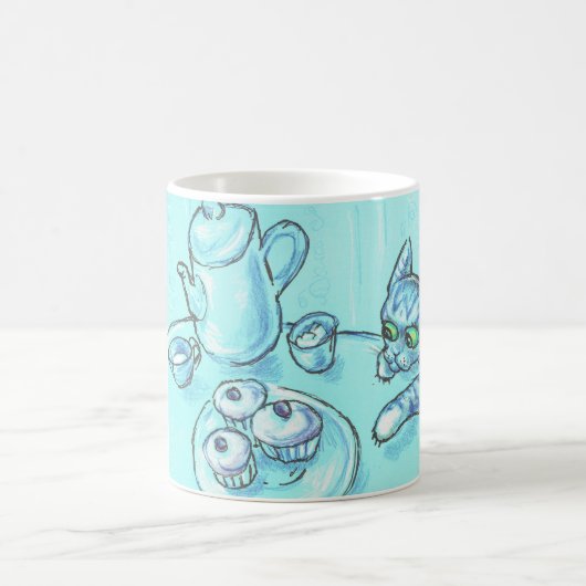 Bereik voor je dromen, Mischievous Cat Mok (Center)