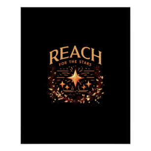 Bereik voor The Stars Digital Art Design Perfect Poster
