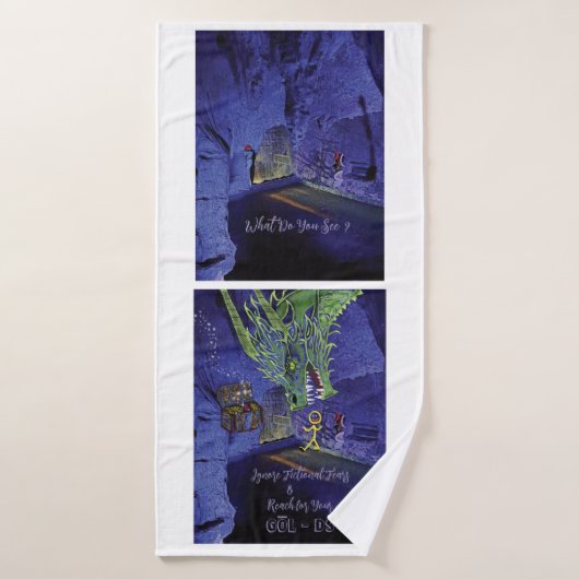 Bereik voor uw doelen Badhanddoek (Badhanddoek)