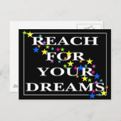 Bereik voor Uw Dromen Briefkaart (Voorkant / Achterkant)