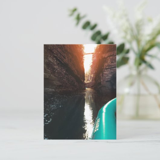 bereikbare schoudervlotten briefkaart (Staand voorkant)