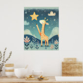 Bereiken voor de sterren poster (Keuken)
