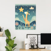 Bereiken voor de sterren poster (Thuiskantoor)