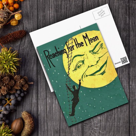 Bereiken voor het Moon Briefkaart