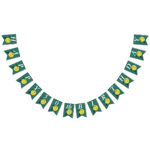 Bereiken voor Moon Birthday Man Climbing Ladder Vlaggetjes