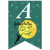 Bereiken voor Moon Birthday Man Climbing Ladder Vlaggetjes (Tweede vlag)