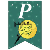 Bereiken voor Moon Birthday Man Climbing Ladder Vlaggetjes (Derde vlag)