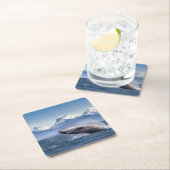 Bereikende hoefijzerwalvis in Alaska Kartonnen Onderzetters (Insitu)