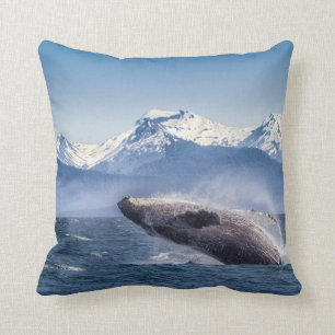 Bereikende hoefijzerwalvis in Alaska Kussen