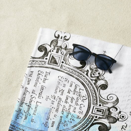 Bereikende orca walvisouderkaart strandlaken (In situ)