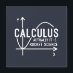 Bereken eigenlijk de Wiskunde van de Rocket Scienc<br><div class="desc">Grappige Wiskunde science school nerd ontwerp voor elke wiskunde genie of geek met een goed gevoel voor humor. Het grappige gezegde is "Calculus - Eigenlijk is het Rocket Science" met een x-naar-y-as grafiek</div>