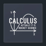 Bereken eigenlijk de Wiskunde van de Rocket Scienc<br><div class="desc">Grappige Wiskunde science school nerd ontwerp voor elke wiskunde genie of geek met een goed gevoel voor humor. Het grappige gezegde is "Calculus - Eigenlijk is het Rocket Science" met een x-naar-y-as grafiek</div>