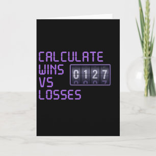 Bereken Overwinningen Versus Verliezen Gamer Grafi Kaart