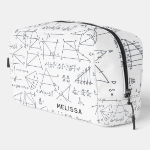 Berekeningen van de wiskunde en Vormen Gepersonali Toilettasje