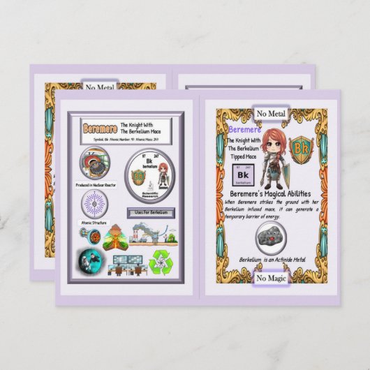 Beremere - Knight Berkelium Mace Briefkaart (Voorkant / Achterkant)