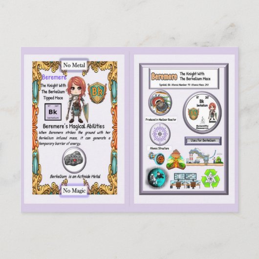 Beremere - Knight Berkelium Mace Briefkaart (Achterkant)