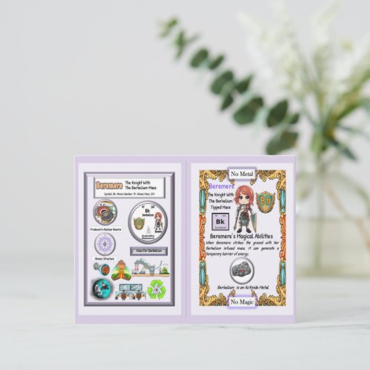 Beremere - Knight Berkelium Mace Briefkaart (Staand voorkant)