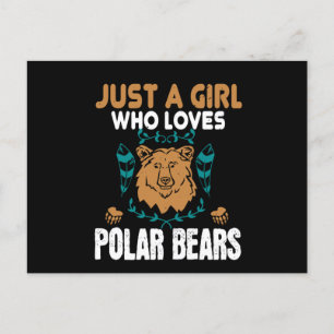 Beren - Alleen een meisje dat van Polaire Beren ho Briefkaart