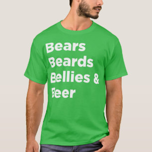 Beren baarden buiken bier 1 t-shirt