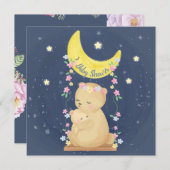 Beren Baby shower Uitnodiging (Voorkant / Achterkant)