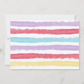 Beren, Baby shower van Unicorn en regenboog Kaart (Achterkant)