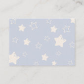 Beren ballon baby boy doucheboeken voor Baby Kaart (Achterkant)