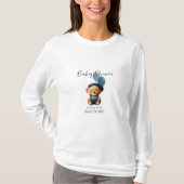 Beren ballonnen Baby shower gepersonaliseerd T-shi T-shirt (Voorkant)