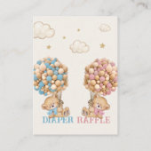 Beren ballonnen Barly Wachten Luier Raffle Informatiekaartje (Achterkant)