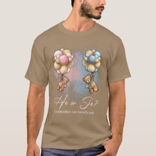 Beren ballonnen Godmoeder kan beter afwachten hoe T-shirt