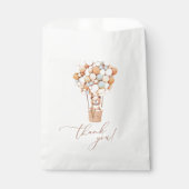 Beren ballonnen kunnen we bijna wachten! Baby show Bedankzakje (Voorkant)